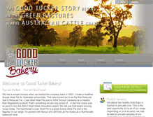 Tablet Screenshot of goodtucker.com.au